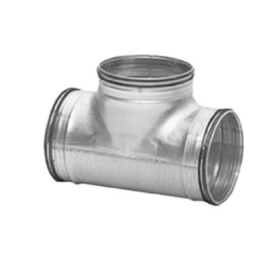 Linx Industries&trade; TCPU 28-28 Tee With Press Tap, 28 x 28 x 28 in, Gasketed, Galvanized, Steel