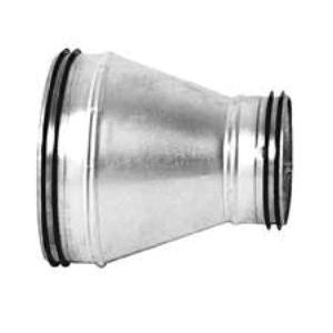 Linx Industries&trade; RCLU 18-10 Male Fabricated Concentric Reducer, 18 x 10 in, Gasketed, Galvanized, Steel
