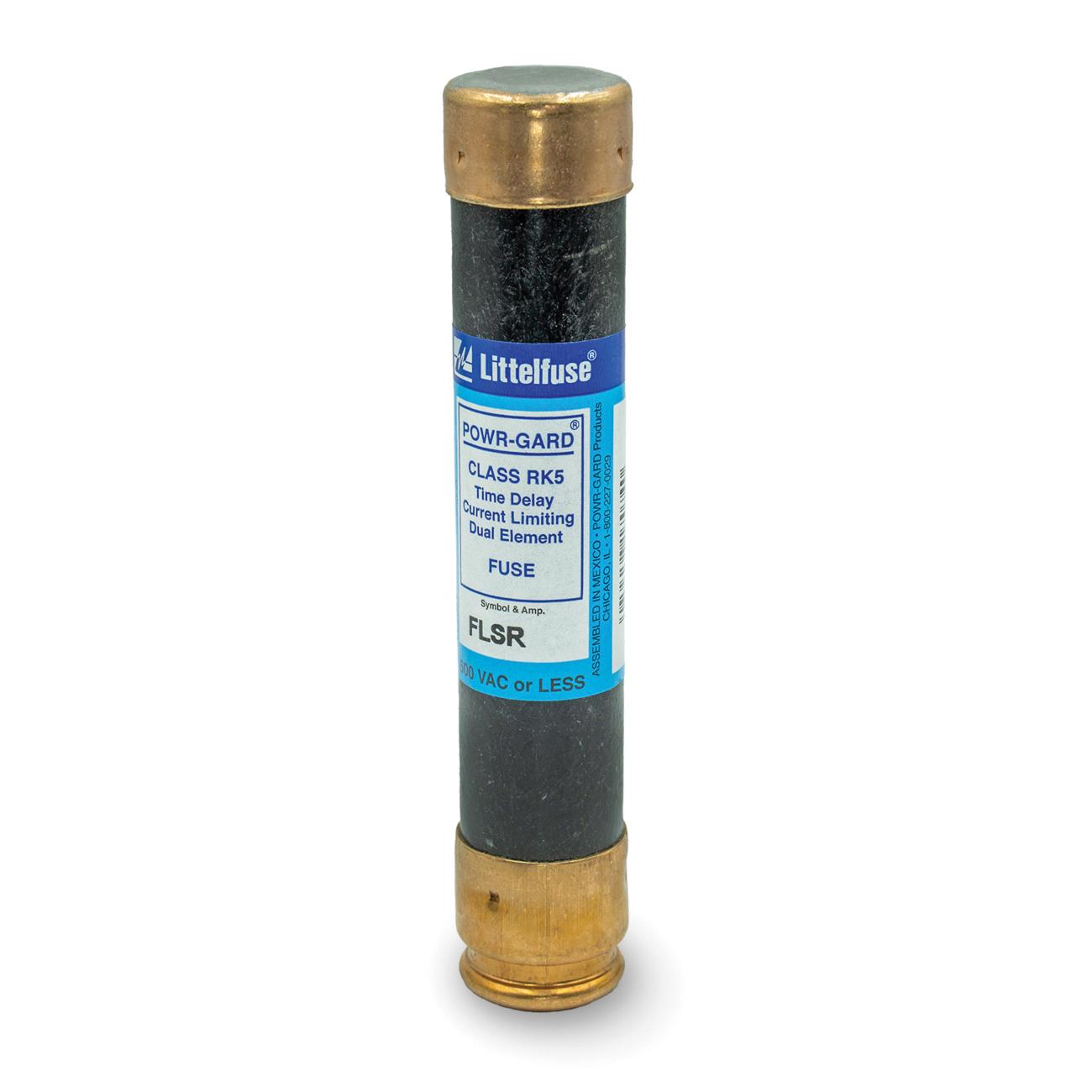 Littelfuse® FLSR060.T Time Delay Fuse, 60 A, 600 VAC, 300 VDC, 20 kA Interrupt, Class: RK5