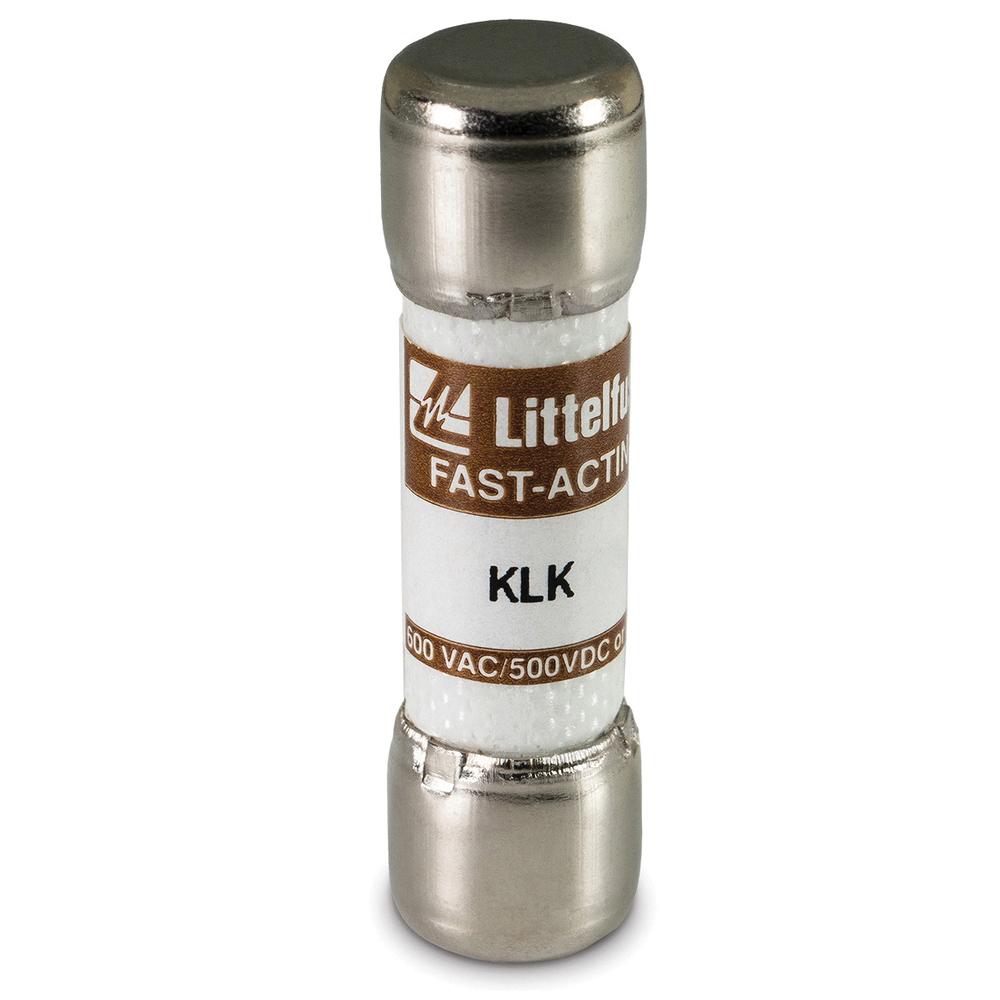Littelfuse® POWR-GARD® KLK Series KLK010 Fast Acting Midget Fuse, 10 A, 600 VAC/500 VDC, 100 kA Interrupt