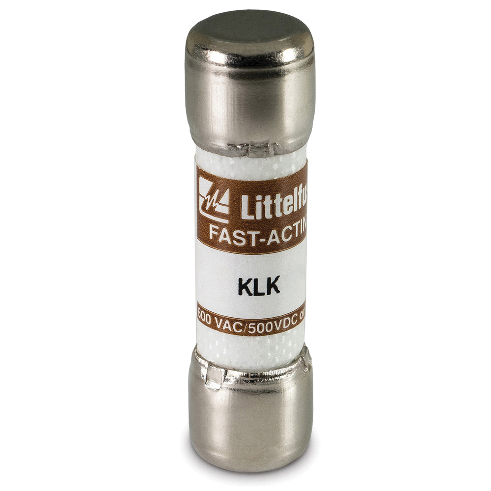 Littelfuse® 5AG KLK020 Fast Acting Midget Fuse, 20 A, 600 VAC, 500 VDC, 100 kA at 600 VAC, 50 kA at 500 VDC Interrupt