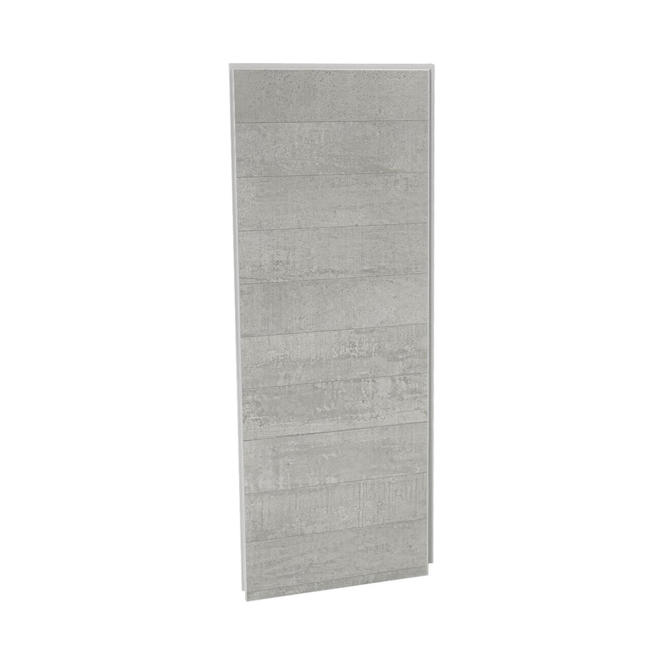 MAAX® Utile Designer Series 36 inch L x 1-1/8 inch D x 80 inch H Composite Factory Rough Pattern Side Wall, Vapor