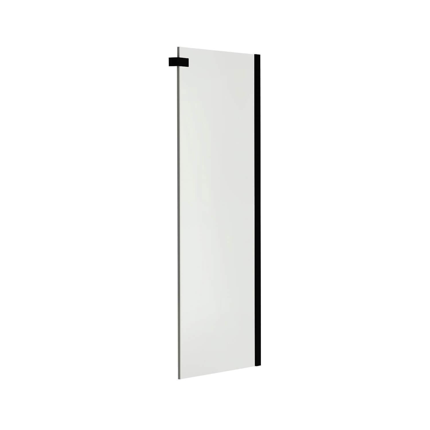 MAAX® 138998-900-340-000 Halo Return Panel With Clear Glass, Matte Black thumbnail 3