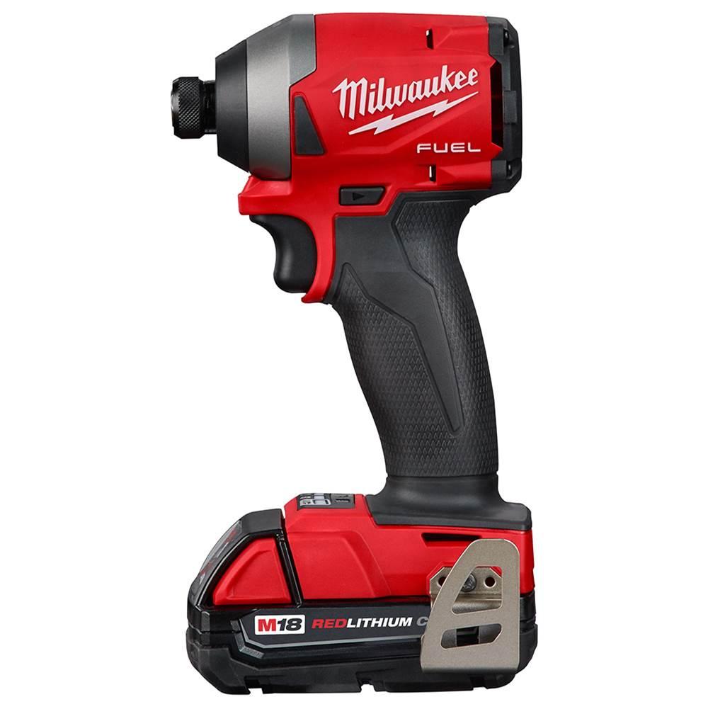 Milwaukee® 2853-22CT Cordless Hex Impact Driver CP Kit, Tool/Kit: Tool, 1/4 in Drive, Hex Drive, 2000 in-lb, 18 V thumbnail 4