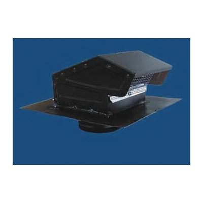 M&M RAV Series R-RAV4BL Low-Profile Roof Vent, 4 in, Flange, Sheet Metal, Painted, 11 in L x 9 in W