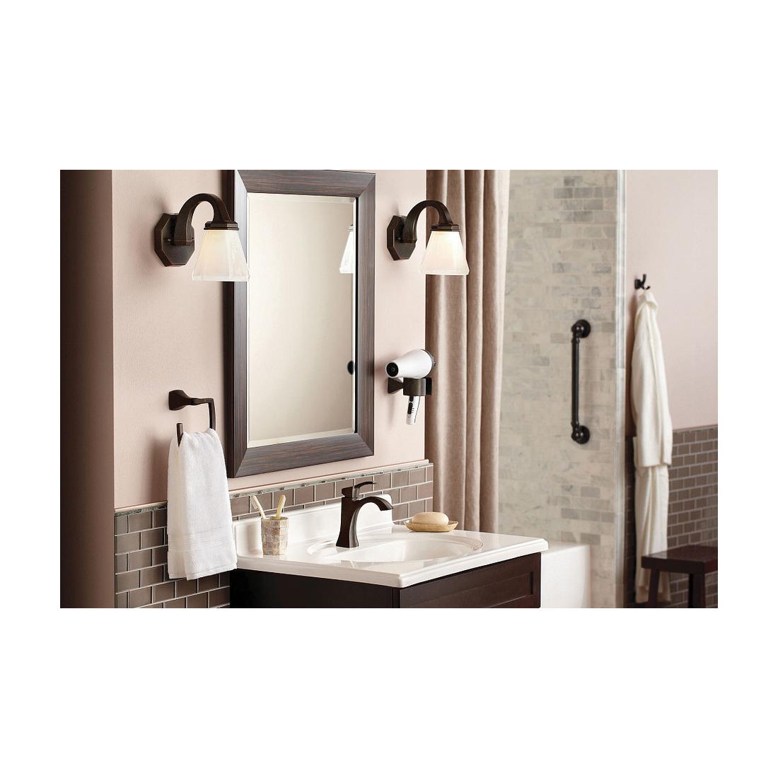 Moen® Voss™ 6903ORB Bathroom Faucet, 1-Handle, Single-Handle, Lift and Turn, Oil-Rubbed Bronze thumbnail 2