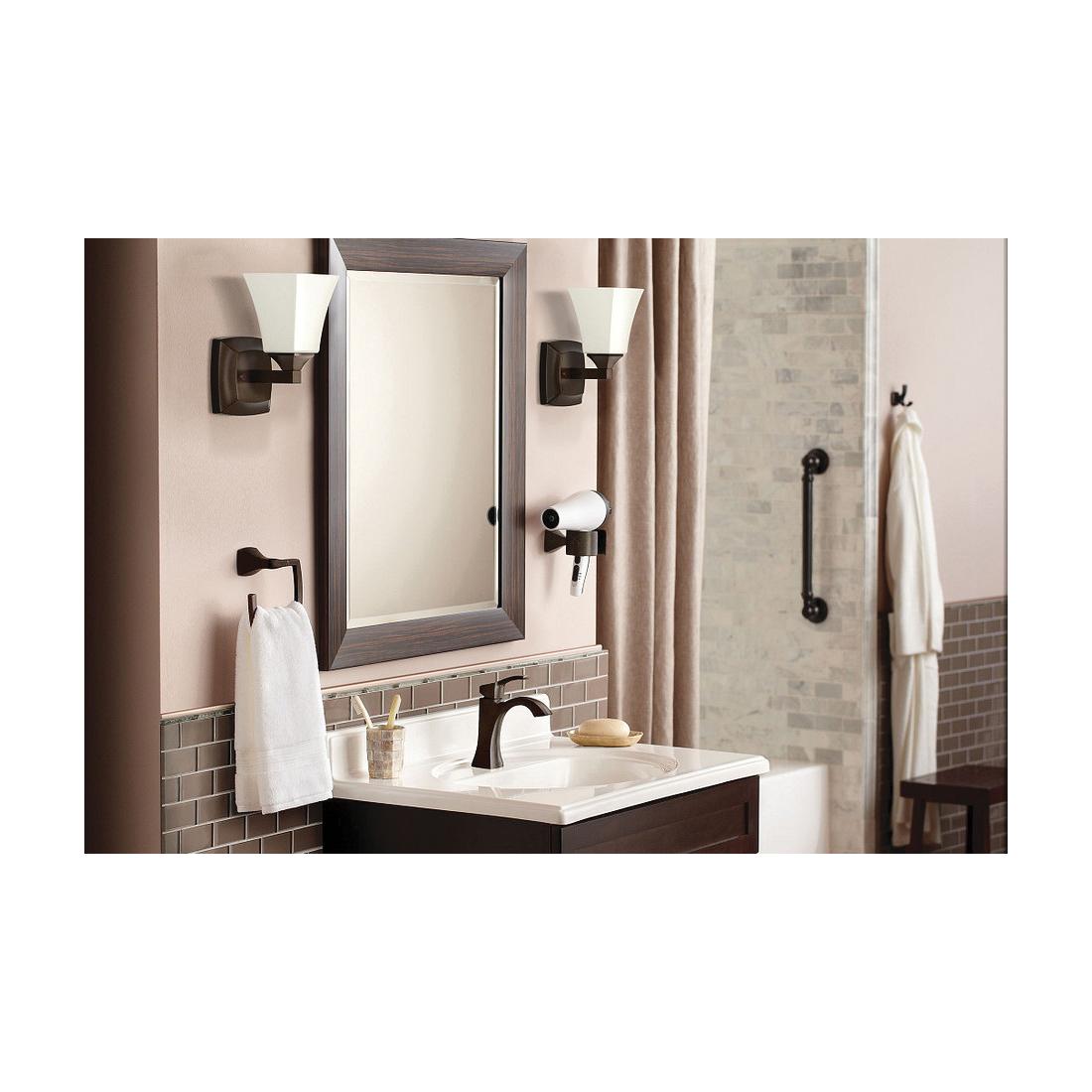 Moen® Voss™ 6903ORB Bathroom Faucet, 1-Handle, Single-Handle, Lift and Turn, Oil-Rubbed Bronze