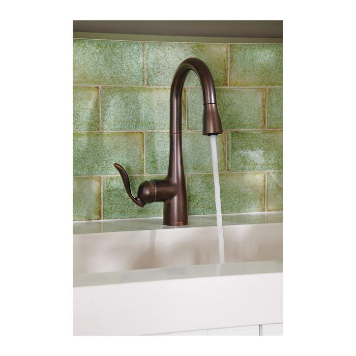 Moen® Arbor® 5995ORB Bar Faucet, Deck, Pull-Down, With Side Spray, Oil-Rubbed Bronze thumbnail 2