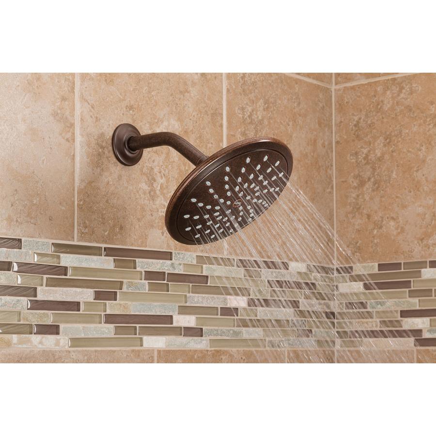 Moen® 6345ORB Rainshower Showerhead, 2.5 gpm, 1-Spray, Wall Mounting, 8 in Head, Oil-Rubbed Bronze thumbnail 2