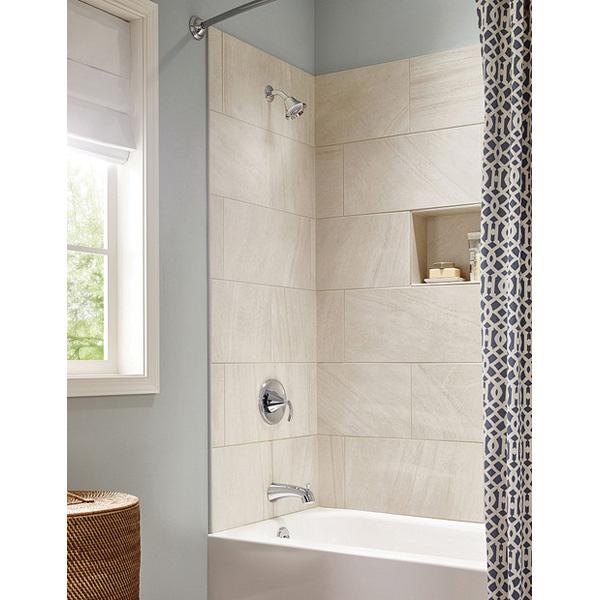 Moen® Posi-Temp® T2741 Series Glyde™ T2741BN Valve Trim, 1/2 in, CC x IPS, Lever Handle, 1-Handle -Handle, Metal
