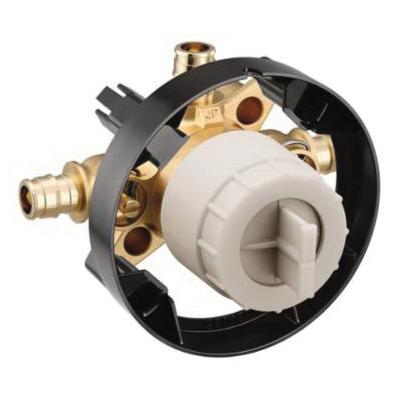 Moen® U130CXS Shower Mixing Rough-In Valve, 1/2 in Inlet, 1/2 in Outlet, 200 psi, Brass Body thumbnail 2