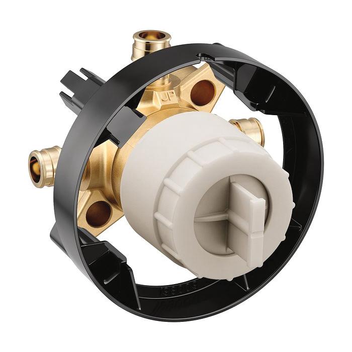 Moen® M-CORE™ U130CX 3-Port Rough-In Valve, 1/2 in, Cold Expansion PEX, Brass Body, Unfinished