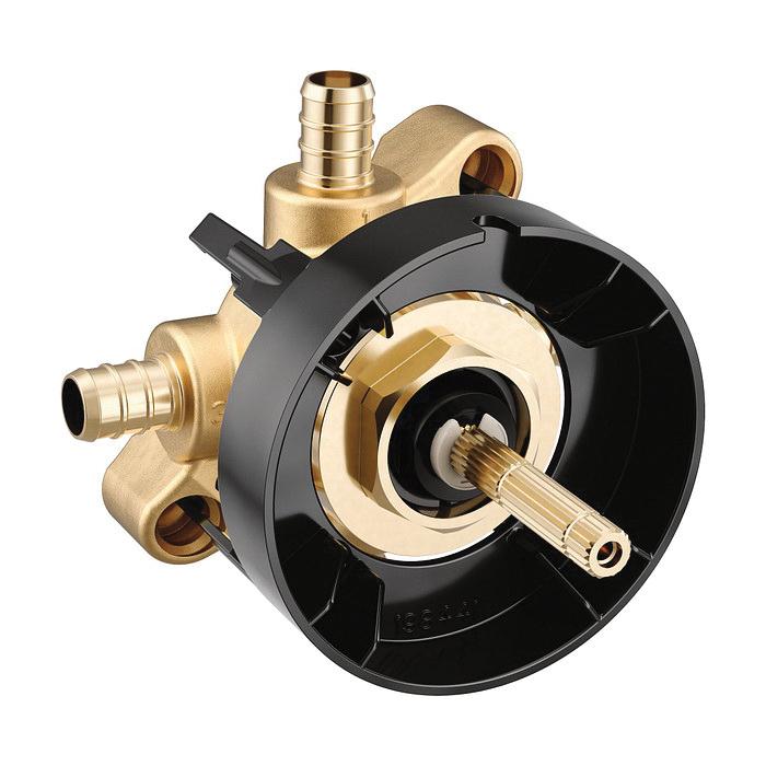 Moen® M-CORE™ U231X Transfer Valve, 1/2 in Inlet, Crimp Ring PEX Inlet, 1/2 in Outlet, Crimp Ring PEX Outlet, Brass thumbnail 2