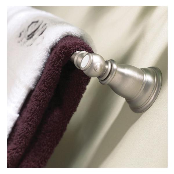 Moen® Kingsley® YB5424BN Towel Bar, 2.2 in OAH, 3.275 in OAW, Aluminum/Zinc thumbnail 2