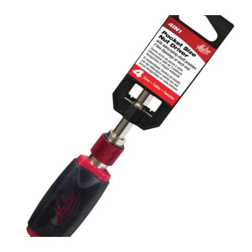 Malco® 4IN1I Single Nutdriver, 5-1/4 in OAL