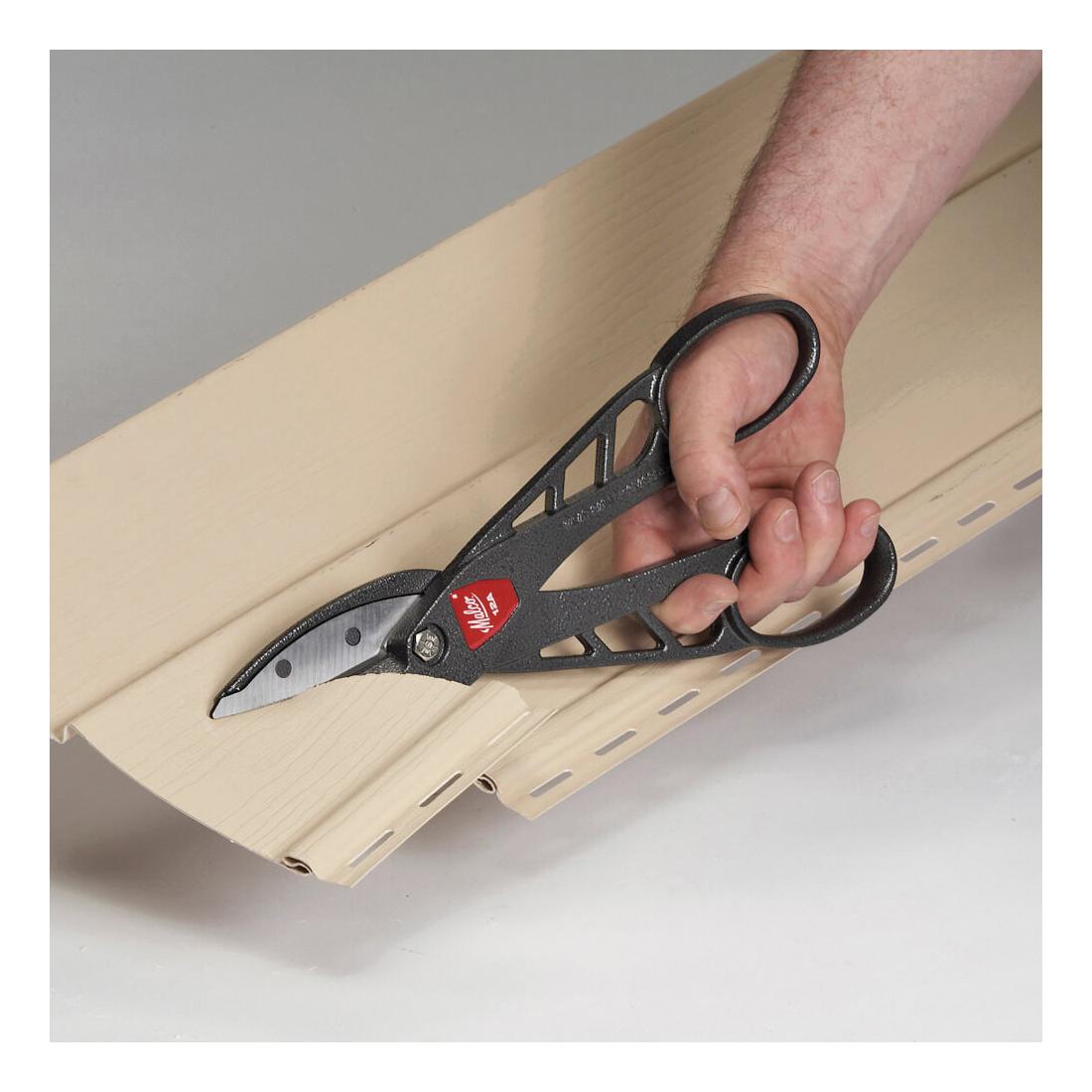 Malco® Andy™ M12A Classic Handled Snip, Mild Curve, Straight Cut, 3 in L Cut, 0.055 in Max Sheet Thick, Metal Blade