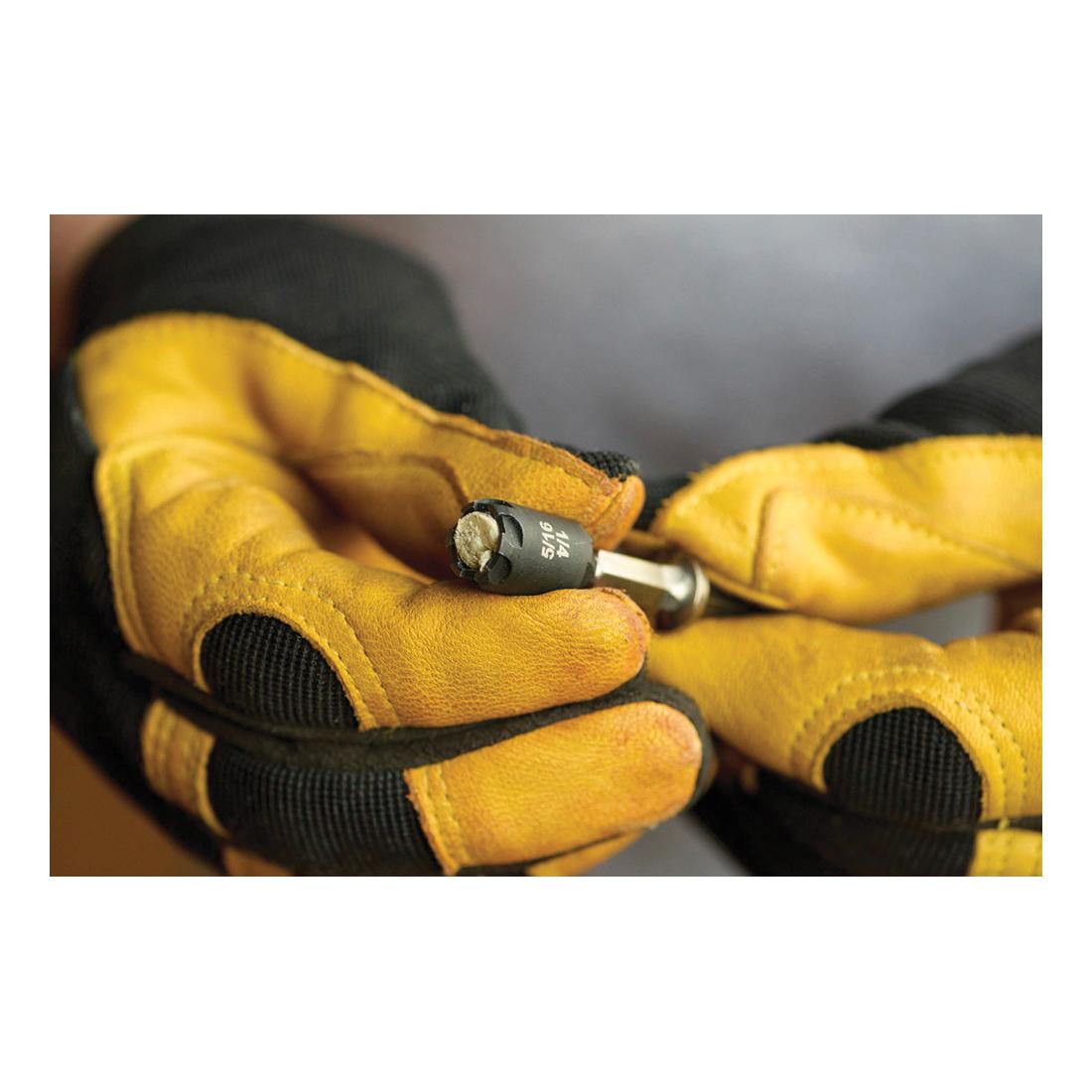 Malco® C-RHEX® SAWTOOTH MSHCST Cleanable Reversible Driver, 1/4 in, 5/16 in Drive, Hex Drive, 2 in OAL, Steel