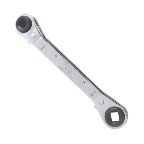Malco® RRW5 Refrigeration Offset Ratchet Wrench, 3/16 in, 1/4 in, 5/16 in, 3/8 in Wrench Opening