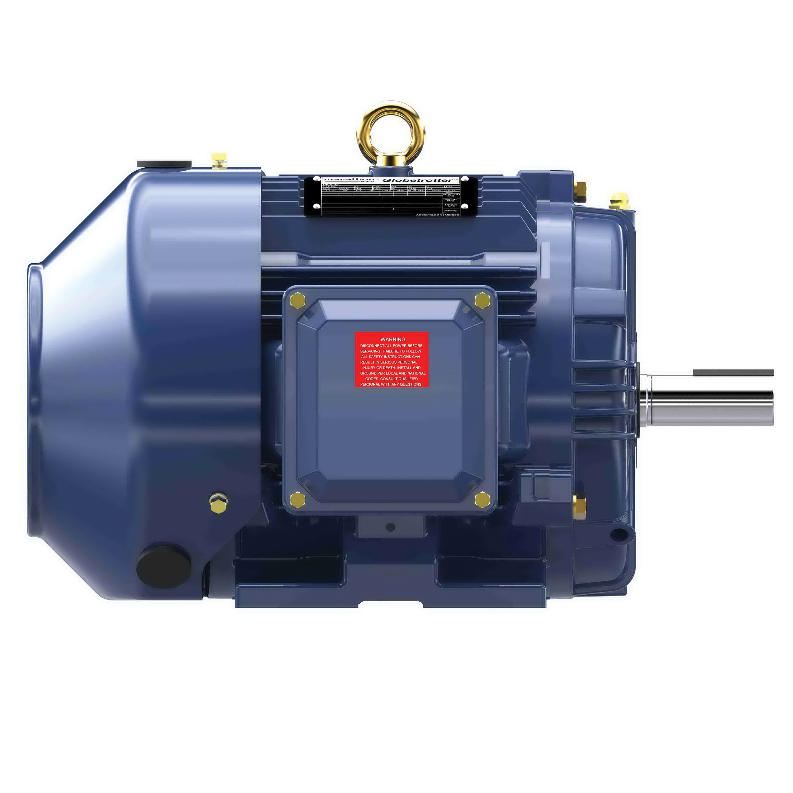 Marathon® Globetrotter® GT1010A General Purpose Motor, 208 to 230/460 V, 4.2/8.3 to 8.6 A, 2.2 kW, 3 hp, 60 Hz