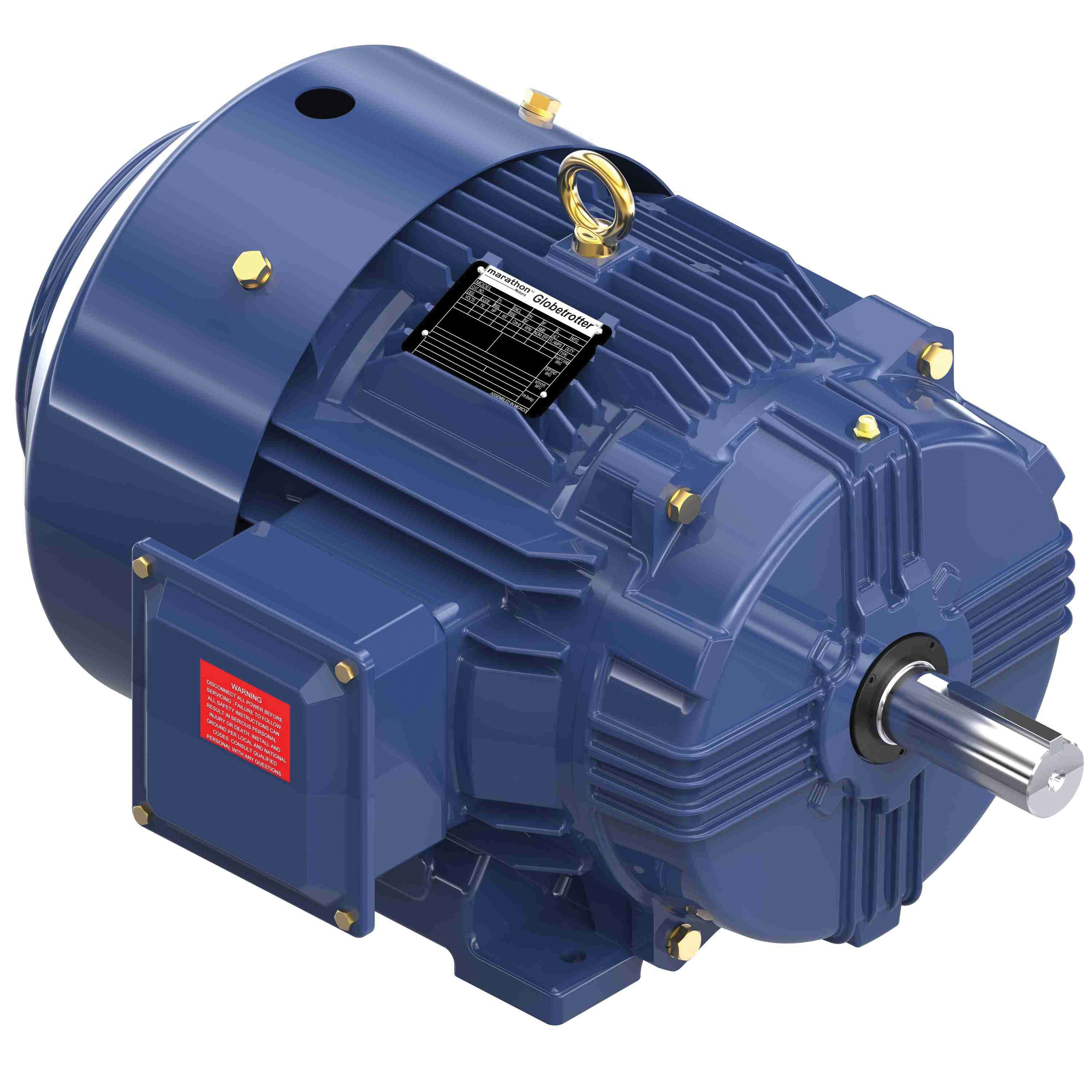 Marathon® Globetrotter® GT1025A General Purpose Motor, 208 to 230/460 V, 24.2/48.5 to 53 A, 14.9 kW, 20 hp, 60 Hz