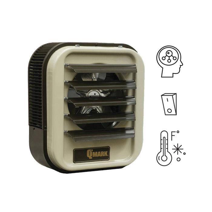 Marley&reg; MUH-PRO Series MUH074-PRO Bundled Unit Heater, 480 V, 9 A, 7.5 kW, 26 Btu/hr BTU, 3 ph -Phase