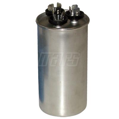 Mars&reg; 12872 Motor Run Capacitor, MFD Rating: 45+10 uF, 440 V, Round, 2 in Dia, 4-3/8 in H