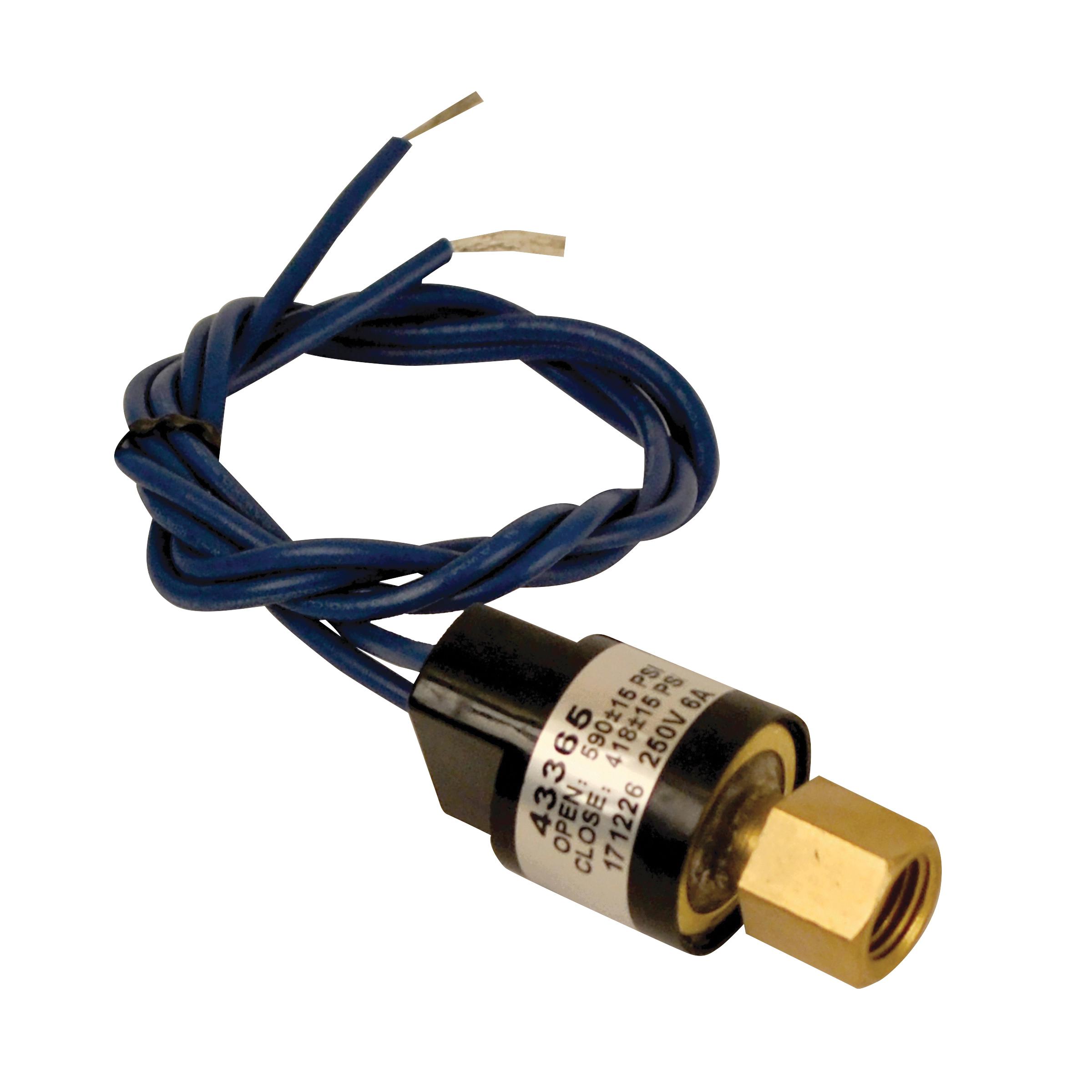 Mars® 43365 High Pressure Switch, 24-250 V, 6 A, 15 psi, 1/4 in, Female Flare