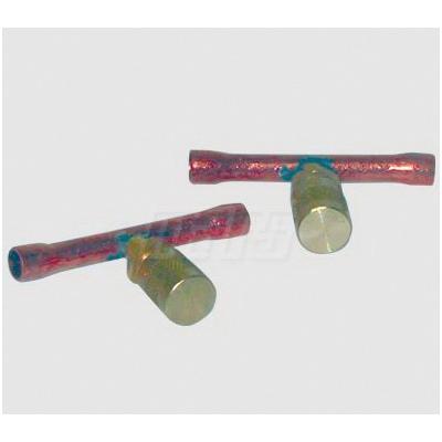 Mars® 65447 Tee, 1/4 in OD Tube x 1/4 in Male Flared x 1/4 in Male Flared, Brass