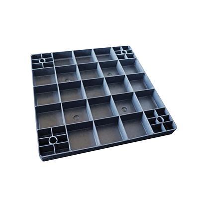 Mars® 32 inch L x 32 inch W x 3 inch H Plastic Equipment Pad, Gray thumbnail 2