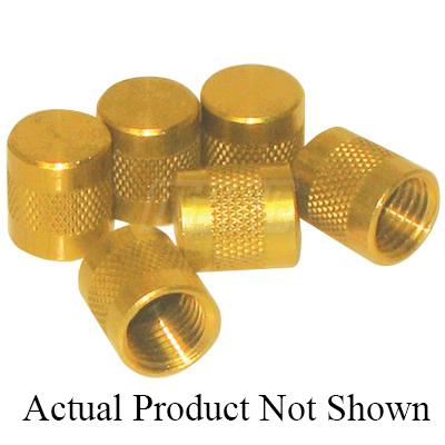 Mars&reg; 65408 Round Flat Cap With Neoprene O-ring Seal, 1/4 in Male Flared, Brass