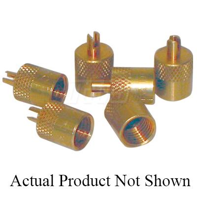 Mars&reg; 65409 Cap With Core Wrench Top and O-ring Seal, 1/4 in Male Flared, Brass