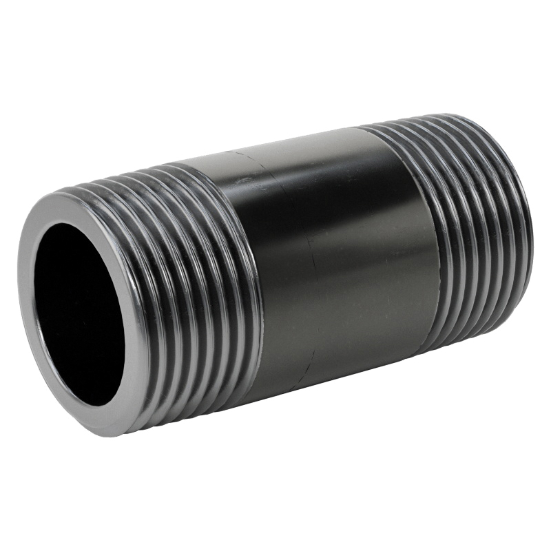 McMASTER-CARR® 4550K193 Straight Thick Wall Pipe Nipple, 3/4 in MNPT x 3/4 in MNPT, 2 in, Steel, SCH 80, 300 lb
