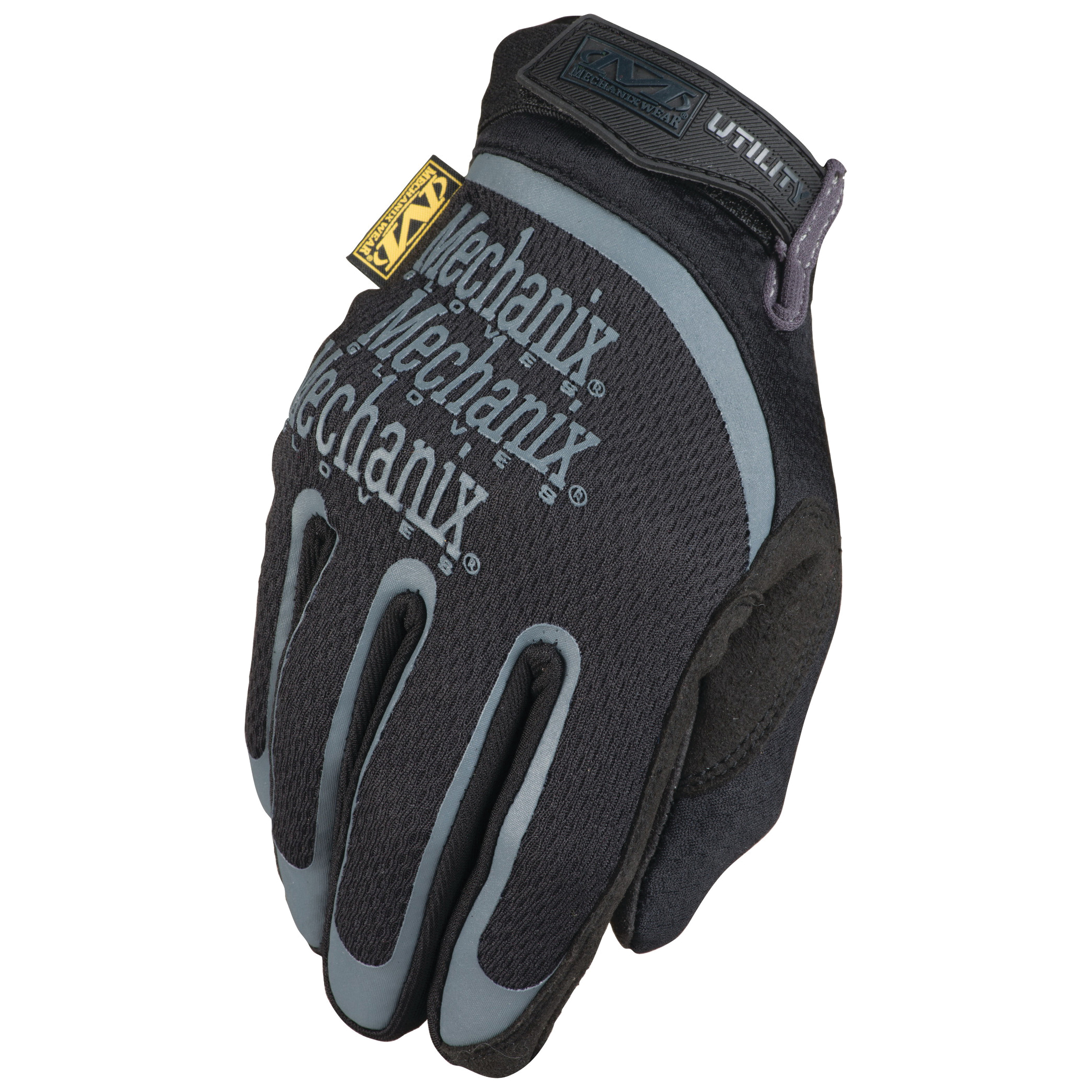 Mechanix Wear® 484-H15-05-011 Utility Work Gloves, XL, Reinforced Thumb, Spandex Glove, Black Glove