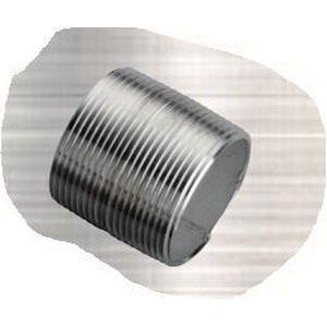 Merit Brass 4020-001 Nipple, 1-1/4 in MNPT x 1-1/4 in MNPT, Closed, Stainless Steel, SCH 40