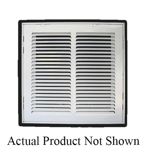 Metal-Fab&reg; MFRFG Series MFRFG1420W Return Air Filter Grille, 14 x 20 in, Steel, Powder-Coated, White