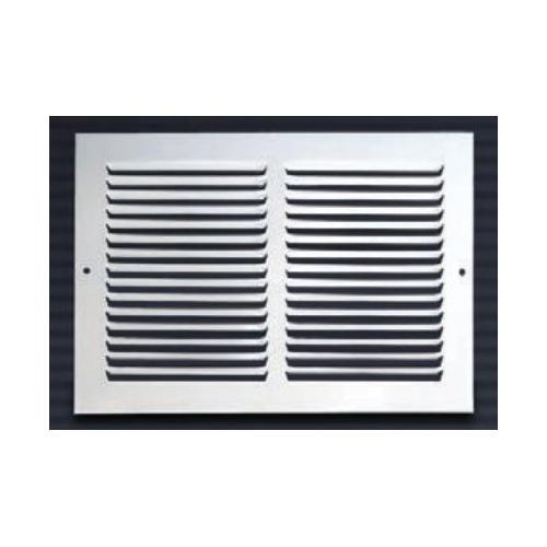 Steel Premium Flat Stamped Face Return Air Filter Grille, 14 inch x 14 inch, White