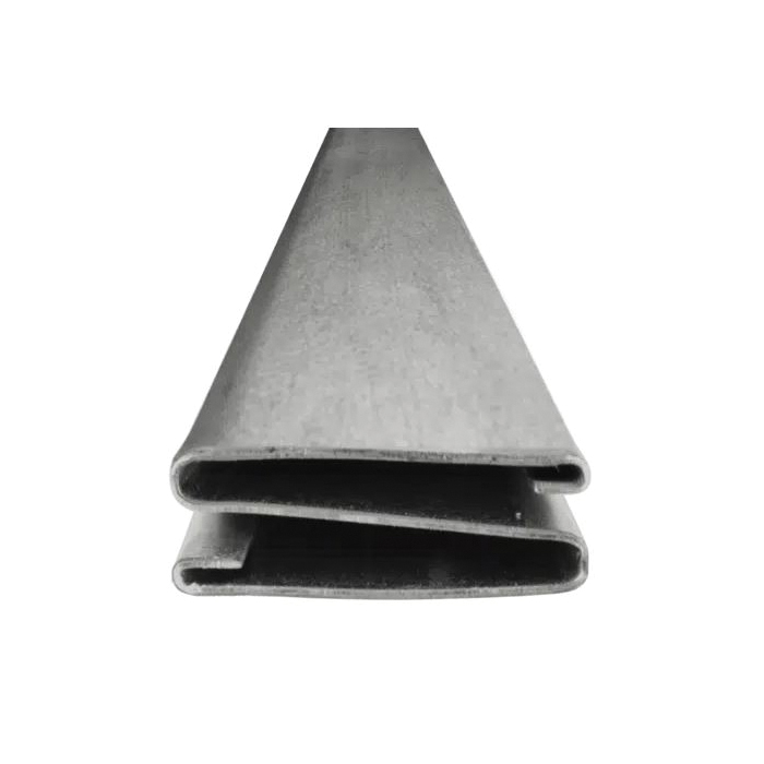 MetalZinc EG0915 Cleat Flat Esses, Steel, 10 ft L