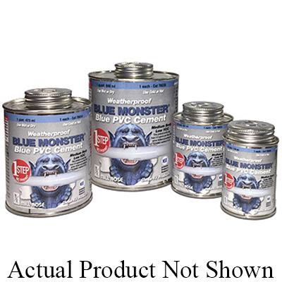 Blue Monster® 1 qt Weatherproof 1-Step PVC Pipe Cement, Blue