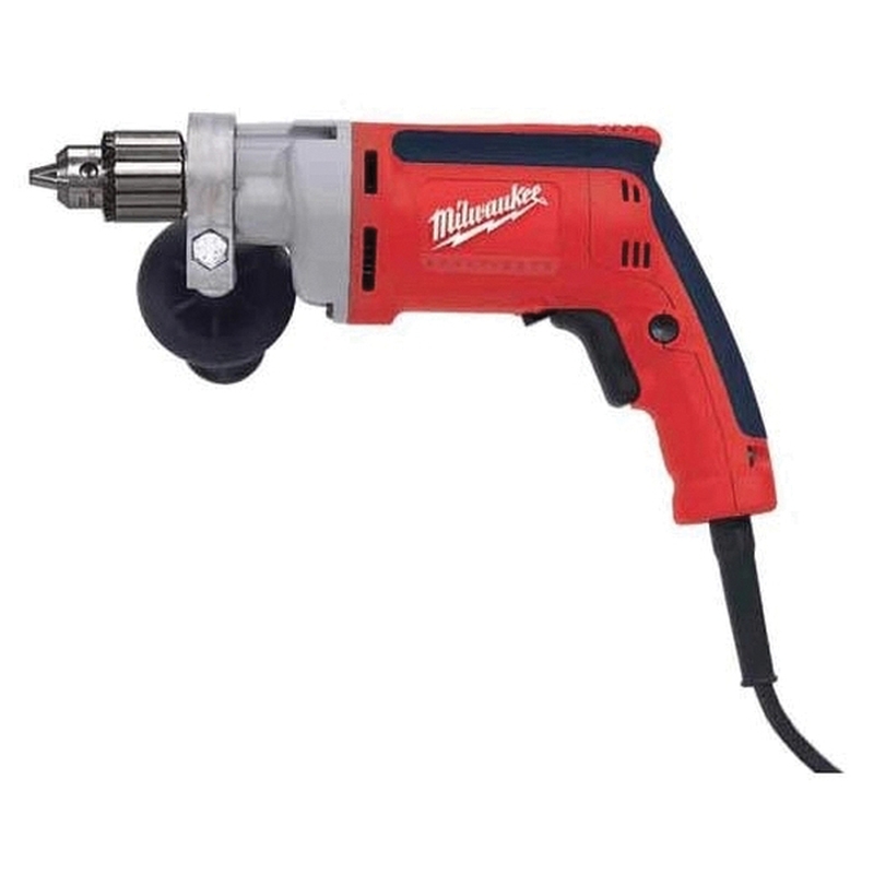Milwaukee® Magnum Grounded Electric Drill, 3/8 in Keyed Chuck, 363 in-lb Torque, 120 VAC, 1200 rpm (Bare Tool)