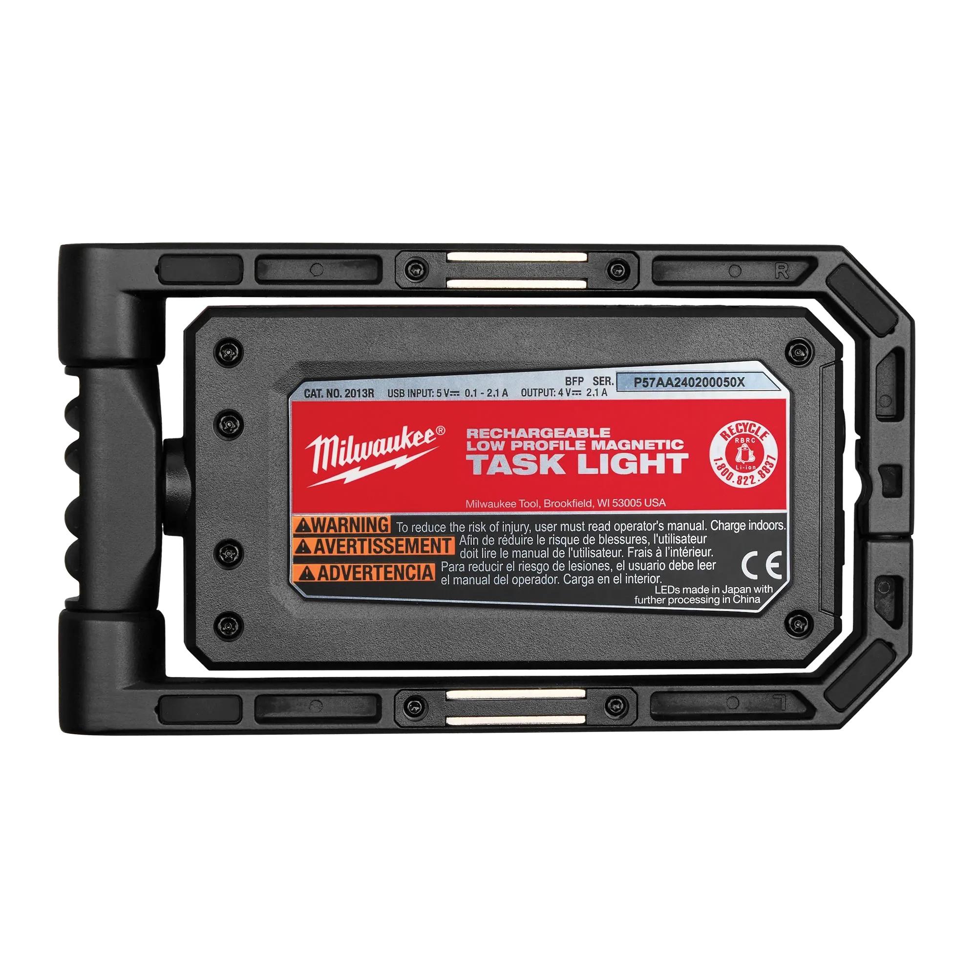 Milwaukee® 2013R Rechargeable Low-Profile Magnetic Task Light thumbnail 3