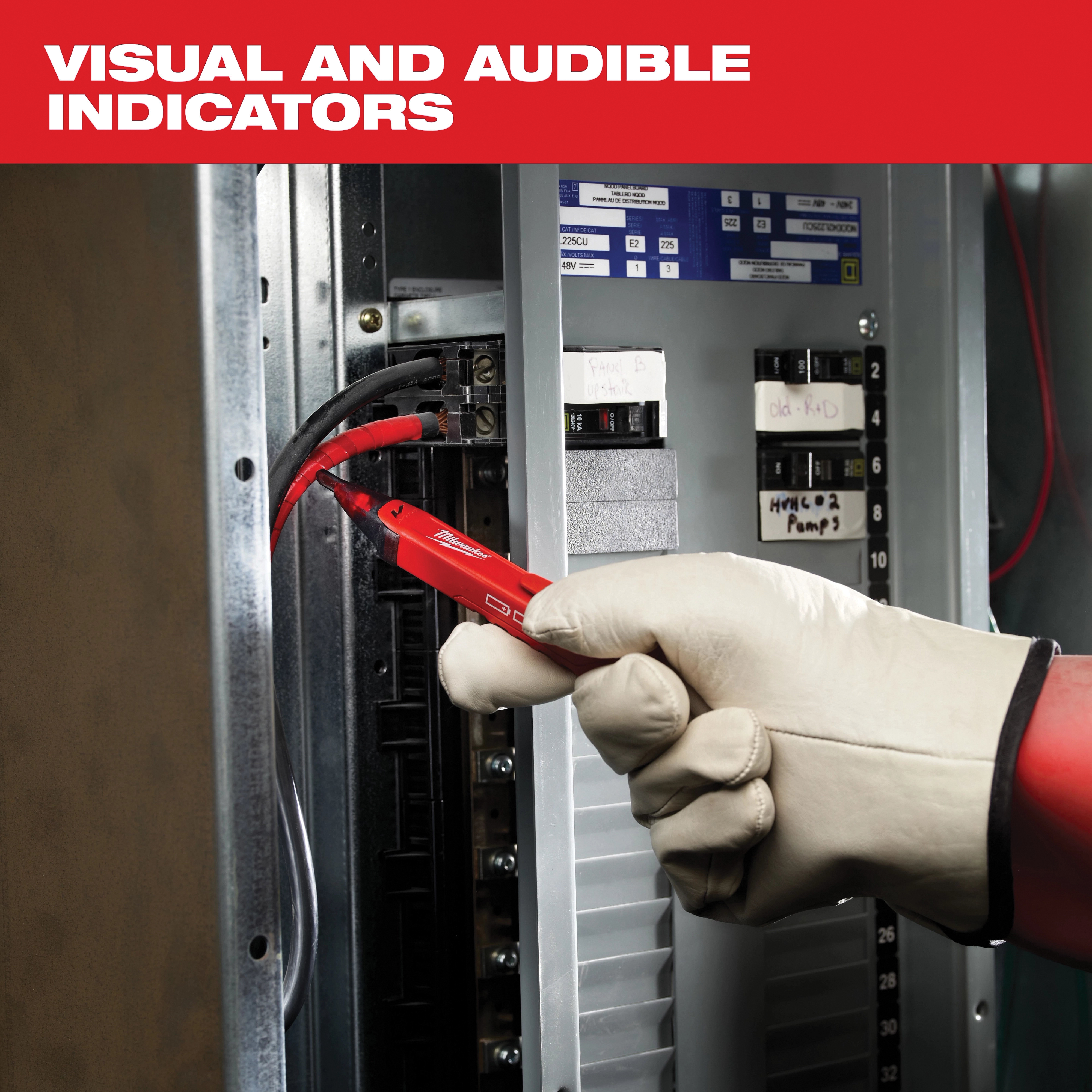 Milwaukee&reg; 2200-20 Voltage Detector, 50 to 1000 V, CAT IV 1000 V