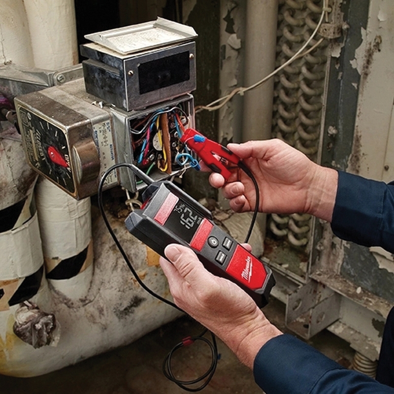 Milwaukee® 2231-20 Digital Clamp Meter, 1000 VAC/VDC, 10 Mohm, 6 mm Jaw, High Contrast White on Black Backlight Display thumbnail 4