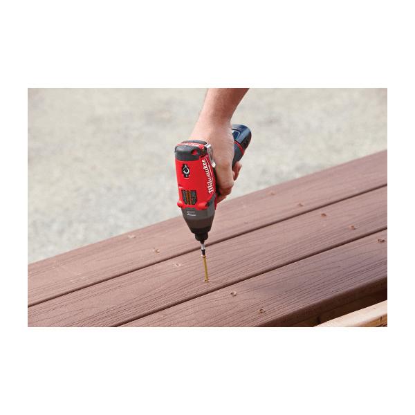 Milwaukee® M12 Fuel Compact Cordless Impact Driver, 1/4 in Hex/Straight Drive, 3550 bpm, 1200 in-lb Torque, 12 V (Bare Tool) thumbnail 2