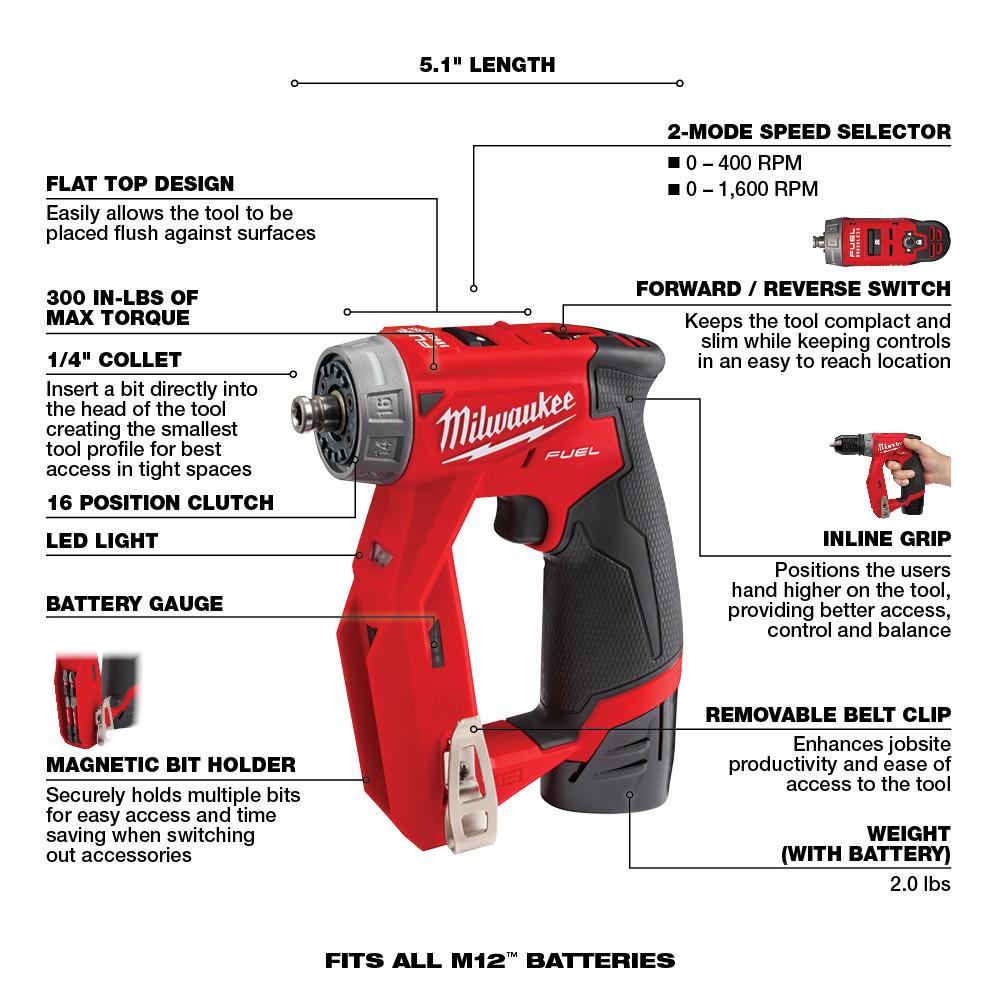 Milwaukee&reg; 2505-22 2505-22