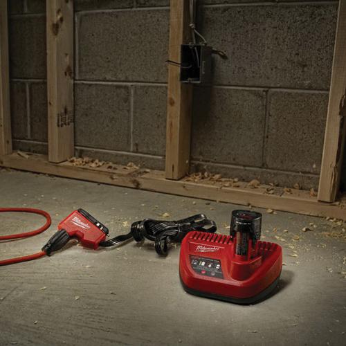 Milwaukee&reg; 2510-20 M12&trade; AC/DC AC Wall and DC Vehicle Charger, For Use With M12&trade; REDLITHIUM&trade; and M12&trade; Lithium-Ion Battery, Lithium-Ion Battery, 40 min Charging Time, 1 Battery