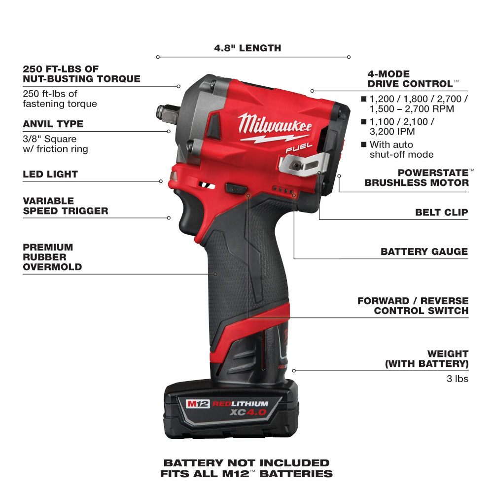 Milwaukee® 2554-22 MWK2554-22