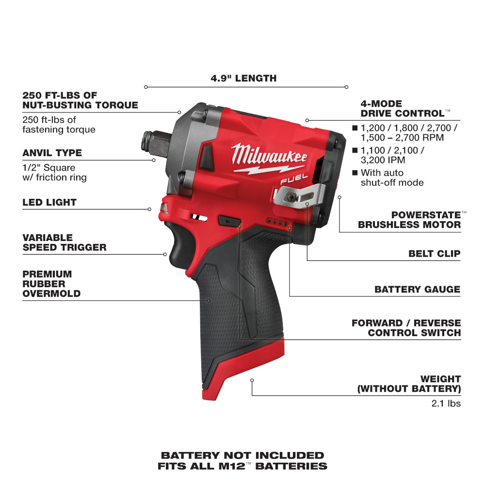 Milwaukee® 2555-20 MWK2555-20