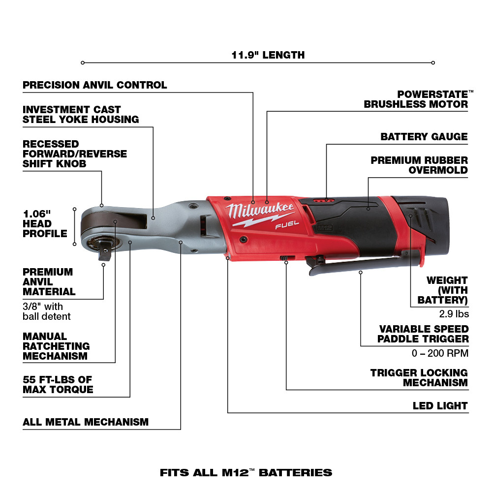 Milwaukee® 2557-22 MWK2557-22