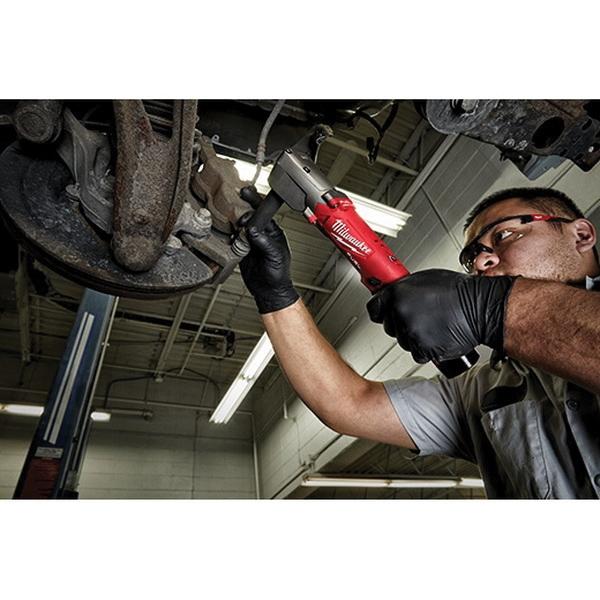 Milwaukee® M12 Fuel 1/2 inch Square 12VDC Lithium-Ion Cordless Right Angle Impact Wrench w/Pin Detent