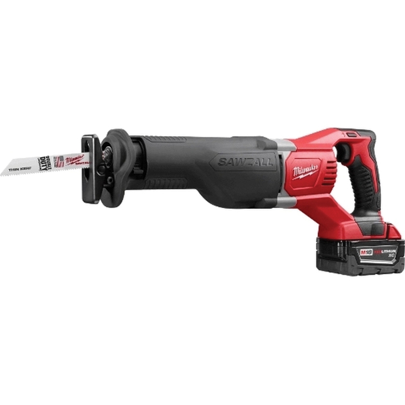 Milwaukee® M18 Sawzall Cordless Reciprocating Saw Kit, 1-1/8 in, 3000 spm, In-Line, 18 V thumbnail 2